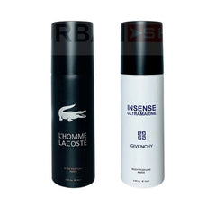 Pack Of Two Body Spray (L’Homme Lacoste – Insense Ultramarine)