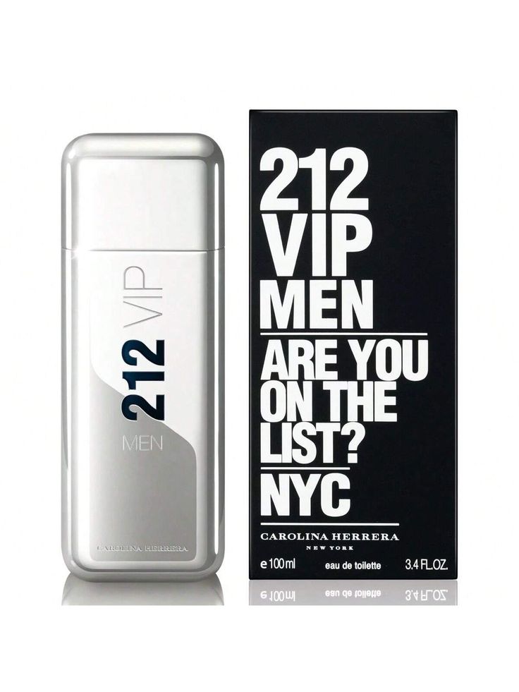 212 VIP Men Are You On The List NYC Eau de Toilette by Carolina Herrera is an intoxicating blend inspired by the thrill of the VIP lifestyle. The bold fusion of Passionfruit, Lime, and Ginger creates a vibrant and spicy opening, while heart notes of Vodka, Gin, and Mint evoke a party-ready vibe. The fragrance settles base of Amber, Leather, and Woody notes, into confident, captivating, and unforgettable. This 100% authentic imported tester brings you premium performance, luxurious quality, and iconic s