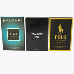 Pack of 3 Pocket Perfume (Bvlgari Aqua – TomFord Noir – Polo Ralph Lauren Supreme Oud)