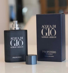 Acqua Di Gio Profondo Eau de Parfum by Giorgio Armani is a luxurious, original tester perfume crafted for men who seek an intense aquatic experience with a refined woody base. This 100% authentic Giorgio Armani perfume online is an imported tester, delivering premium quality, longevity, and exceptional projection at an unbeatable price.