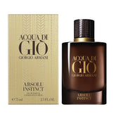 Acqua di Gio Absolu Instinct Eau de Parfum by Giorgio Armani is an elegant yet wild interpretation of the iconic Acqua di Gio line. This scent combines marine accords with rugged woodiness, evoking the essence of raw nature and timeless masculinity. A 100% authentic imported tester, it offers exceptional performance and premium quality without high price tag.