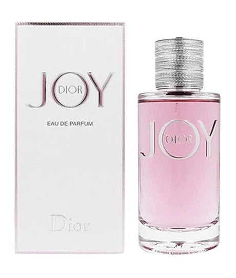 A bottle of Dior Joy Eau de Parfum next to its packaging box.
Dior Joy Eau de Parfum is a luminous and vibrant scent that celebrates the simple pleasure of life. With a delicate harmony of citrus, florals, and musks, it’s crafted for the modern woman who radiates happiness and grace. This 100% authentic imported tester brings you Dior’s exceptional quality at unbeatable price.