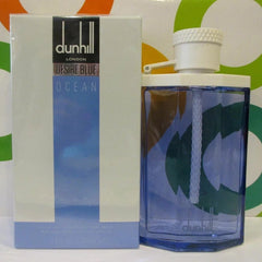 Dunhill Desire Blue Ocean perfume bottle and packaging on a colorful background
Dunhill Desire Blue Ocean is a cool, invigorating scent inspired by the power and tranquility of ocean waves. With sparkling citrus top notes, fresh aquatic heart, and a grounding patchouli base, it’s the perfect match for the man who radiates calm strength and clean style. This 100% authentic imported tester offers premium performance without the high-end price.