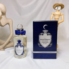 Endymion cologne bottle and packaging on a white surface with a neutral background
Endymion Eau De Cologne by Penhaligon’s is an intoxicating blend of spice, citrus, and sensual woods crafted for the gentleman who appreciates depth, mystery, and understated luxury. This 100% authentic imported tester delivers British elegance and rich olfactory layers at an unbeatable value.