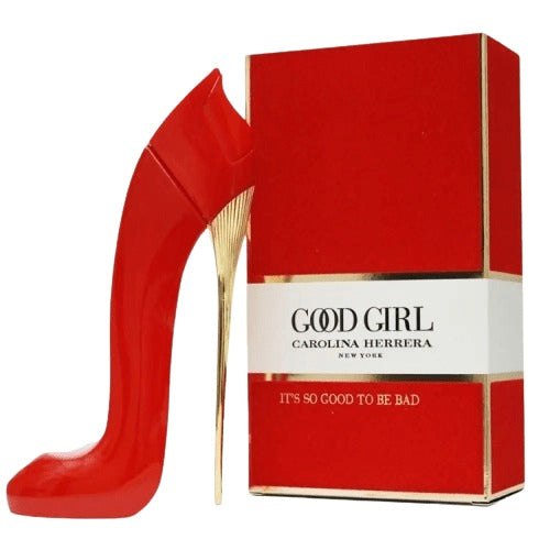 Good Girl Red Eau de Parfum by Carolina Herrera is a daringly modern scent for women who embrace duality _fierce and fearless, soft yet powerful. With juicy fruits, romantic florals, and deep warm base notes, this 100% authentic imported tester offers high-end fragrance luxury without the high-end price.