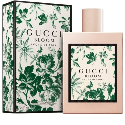 Gucci Bloom Acqua di Fiori Eau de Toilette bottle with packaging, featuring a floral design.
Gucci Bloom Acqua di Fiori Eau de Toilette is a vibrant twist on the classic Bloom, blending green galbanum and sparkling citrus with delicate white florals. It’s a fragrance that evokes springtime, spontaneity, and feminine vitality. This 100% authentic imported tester brings luxury within reach, perfect for everyday elegance.
