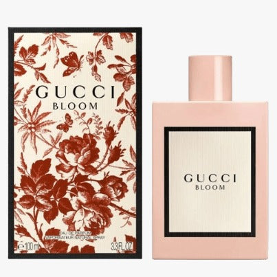 Gucci Bloom EDP 100ml perfume bottle with packaging, displaying white floral design on the front.
Gucci Bloom Eau de Parfum is an enchanting celebration of white florals, created for the modern woman who flourishes in her own authenticity. Rich, radiant, and irresistibly luxurious, this 100% authentic imported tester delivers the elegance of Gucci without the designer price tag.