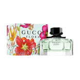 A bottle of Gucci Flora Green EDT next to its packaging, which features a colorful floral design.Gucci Flora Green Eau de Toilette is a bright and enchanting floral fragrance designed for women who bloom with grace and positivity. With crisp citrus, delicate florals, and refreshing green accords, this scent evokes nature’s most uplifting moments. A 100% authentic imported tester, it blends timeless quality with incredible value.