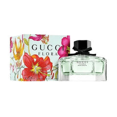 A bottle of Gucci Flora Green EDT next to its packaging, which features a colorful floral design.Gucci Flora Green Eau de Toilette is a bright and enchanting floral fragrance designed for women who bloom with grace and positivity. With crisp citrus, delicate florals, and refreshing green accords, this scent evokes nature’s most uplifting moments. A 100% authentic imported tester, it blends timeless quality with incredible value.