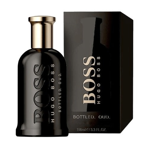 Hugo Boss Bottled Oud Eau de Toilette bottle and packaging
Hugo Boss Bottled Oud Eau de Toilette is a bold reinterpretation of the iconic Boss Bottled line, infused with the luxurious depth of Oud. With its warm spices, smoky woods, and rich resinous base, this scent is crafted for the confident man who values intensity and refinement. This 100% authentic imported tester delivers premium designer quality without the premium price.
