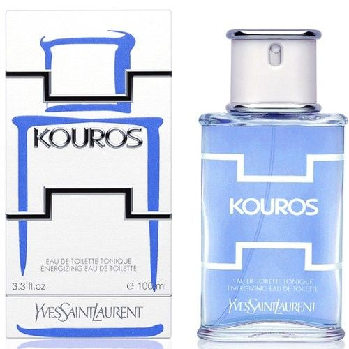 Yves Saint Laurent Kouros perfume bottle and packaging on a white background
Kouros Eau de Toilette Tonique 2011 by Yves Saint Laurent is a modern reinterpretation of the legendary Kouros, crafted for men who embrace confidence and vitality. With its crisp citrus opening, aquatic heart, and warm smoky base, this 100% authentic imported tester offers iconic YSL quality without the premium price tag.