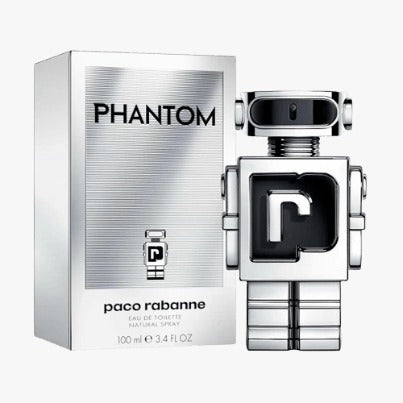 Phantom Eau de Toilette by Paco Rabanne is a vibrant, aromatic scent crafted for the confident, forward-thinking man. This bold fragrance opens with zesty Lemon Zest, Amalfi Lemon, and Lavender, evolves smoky Apple, earthy notes, and Patchouli, base of Vanilla, Vetiver, and more Lavender. It’s a blend of freshness and warmth in a futuristic bottle design truly an icon of the new era. This 100% authentic imported tester delivers unbeatable quality and projection at a fantastic value.