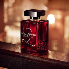 Dolce & Gabbana perfume bottle on a wooden surface with a blurred background
The Only One Eau de Parfum by Dolce & Gabbana is a captivating blend of vibrant fruits, rich florals, and warm, decadent vanilla. Designed for the woman who turns heads effortlessly, this luxurious scent evokes power, grace, and timeless allure. This 100% authentic imported tester delivers iconic D&G quality at unbeatable prices.