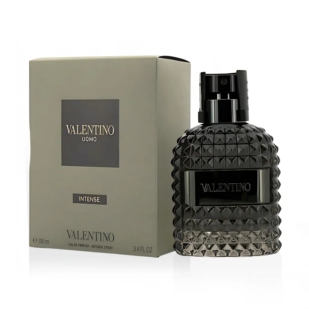 Valentino Uomo Intense Eau de Parfum is a refined, luxurious scent that blends rich, warm notes of leather, vanilla, and tonka bean with a touch of iris and citrus for a smooth yet powerful finish. A 100% authentic imported tester, offering premium quality and lasting intensity at an unbeatable price.