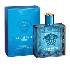 Versace Eros Eau de Toilette is an iconic scent inspired by passion and desire, blending fresh, woody, and oriental notes for a bold and captivating aroma. This 100% authentic imported tester delivers premium quality, longevity, and projection at an unbeatable price.