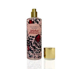 Victoria’s Secret Wicked Dreamer Mist is your passport to a world of enigma and enchantment. With its intoxicating blend of dark lotus and sensual plum, this scent is for the dreamer who’s bold, magnetic, and unapologetically captivating. Perfect for those twilight hours or anytime you want to indulge in a bit of mystery.