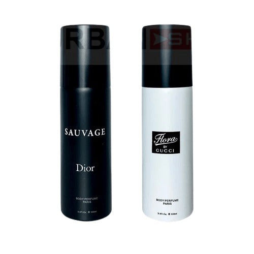 Pack Of Two Body Spray (Dior Sauvage – Gucci Flora)