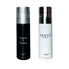 Pack Of Two Body Spray (Pasha De Cartier – Gucci Bamboo)