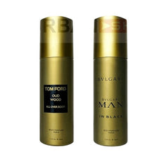 Pack Of Two Body Spray (Tomford Oud Wood – Bvlgari Man in Black)