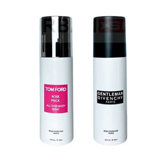 Pack Of Two Body Spray (Tomford Rose Prick – Givenchy For Gentleman)