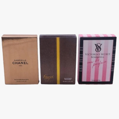 Pack of 3 Pocket Perfume (Chanel Gabrielle – Gucci By Gucci – Victoria’s Bombshell)