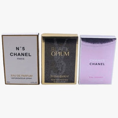 Pack of 3 Pocket Perfume (N.5 Chanel Paris – Black Opium – Chance Chanel)