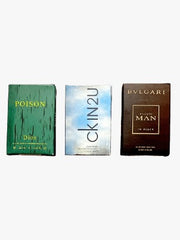 Pack of 3 Pocket Perfume (Poison Dior – CK IN2U – Bvlgari Man in Black)