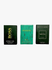 Pack of 3 Pocket Perfume (Poison Dior – Hugo Bottled Oud – Bvlgari Man in Black)