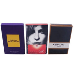 Pack of 3 Pocket Perfume (Tomford Velvet Orchid – Gucci Rush – Good Girl)