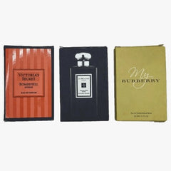 Pack of 3 Pocket Perfume (Victoria Secret Bombshell Intense – Jo Malone – My Burberry)