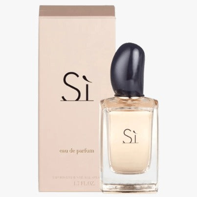 Giorgio Armani Si Eau de Parfum is a timeless and sophisticated scent crafted for the modern woman. This 100% authentic imported tester delivers a bold yet graceful composition with fruity, floral, and warm undertones. With top notes of Cassis, a heart of May Rose and Freesia, and a smooth base of Vanilla and Patchouli, this fragrance leaves a lasting, sensual trail. Our tester version offers the unforgettable experience at a better price.
