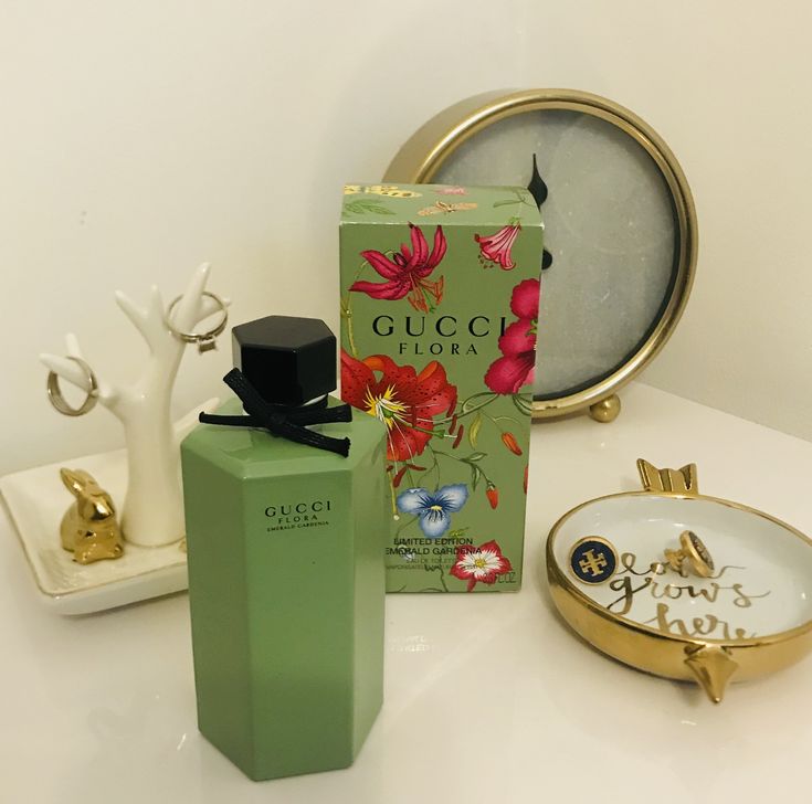 Gucci Flora perfume bottle and packaging on a table with decorative items.
Gucci Flora Emerald Gardenia EDT is a limited edition that bursts with juicy fruits, aquatic florals, and creamy woods, an elegant yet playful expression of modern femininity. Designed for the woman who’s bright, free-spirited, and naturally charming, this 100% authentic imported tester offers premium scent quality without the designer price tag.
