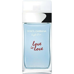 Dolce & Gabbana Light Blue Love is Love perfume bottle on a white background
Light Blue Love Is Love Eau de Toilette by Dolce &amp; Gabbana is a deliciously fresh and flirtatious scent that captures the sweetness of love in full bloom. With fruity, floral, and creamy gourmand layers, this imported tester delivers luxury, authenticity, and long-lasting delight all without the premium price tag.