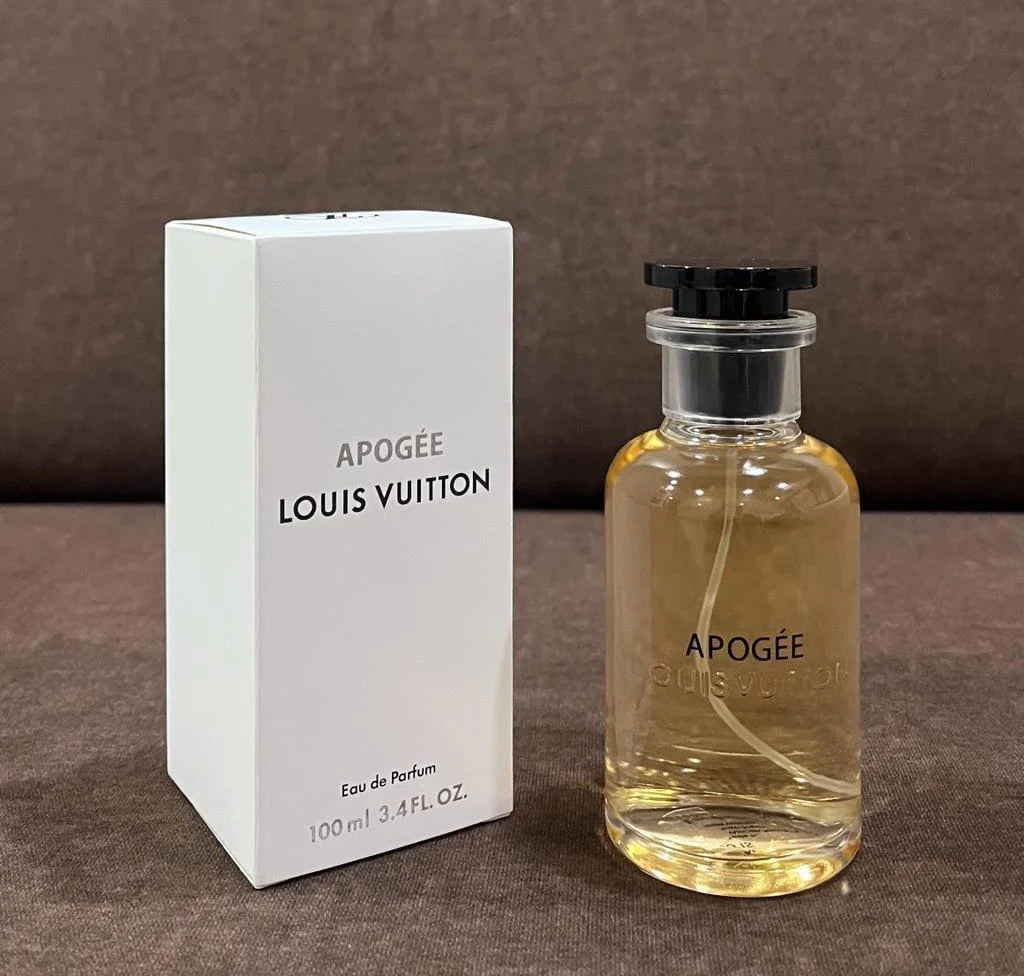 Louis Vuitton Apogée Eau de Parfum is a graceful and luminous scent that captures the essence of blooming florals in springtime. With fresh citrus top notes of Tangerine and Orange, a floral heart of Lily-of-the-Valley, Magnolia, Rose, and Jasmine, base of White Musk, Guaiac Wood, and Sandalwood—this perfume embodies effortless sophistication and charm. This 100% authentic, imported tester offers luxurious quality, strong performance, and captivating beauty without the premium price tag.