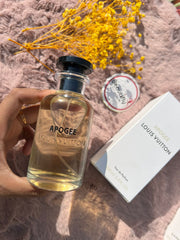Louis Vuitton Apogée Eau de Parfum is a graceful and luminous scent that captures the essence of blooming florals in springtime. With fresh citrus top notes of Tangerine and Orange, a floral heart of Lily-of-the-Valley, Magnolia, Rose, and Jasmine, base of White Musk, Guaiac Wood, and Sandalwood—this perfume embodies effortless sophistication and charm. This 100% authentic, imported tester offers luxurious quality, strong performance, and captivating beauty without the premium price tag.