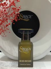 Orchid Obsession Eau de Parfum by Swagy Scents is an alluring blend of exotic orchids, rich florals, and creamy vanilla, elevated with vibrant fruits and warm spices. Feminine yet bold, this 100% authentic imported tester is crafted for those who crave sophistication with a hint of mystery.