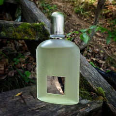 Perfume bottle on a wooden surface with a natural background
Tom Ford Grey Vetiver Eau de Parfum is a refined and distinguished scent that balances earthy vetiver with bright citrus and spice. Designed for the confident and cultured man, this 100% authentic imported tester offers signature Tom Ford sophistication without the luxury price.