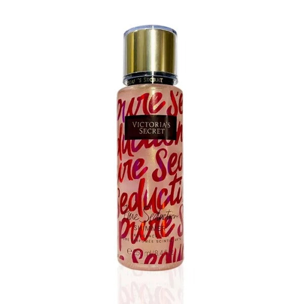 Victoria’s Secret Pure Seduction Shimmer Mist is a dazzling twist on the iconic Pure Seduction fragrance. Infused with a captivating blend of red plum and sweet freesia, plus a touch of radiant sparkle, this mist is made for those who love to shine. Whether you're heading to a party or just want to feel fabulous, it’s the ultimate blend of scent and shimmer.